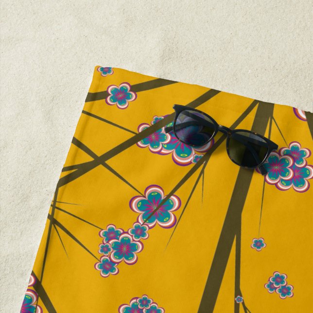Peculiar Branches Beach Towel (In Situ)