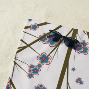 Peculiar Branches Beach Towel