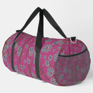Peculiar Branches Boysenberry Large Duffel Bag