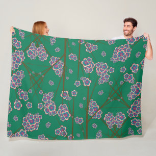 Peculiar Branches Fleece Blanket