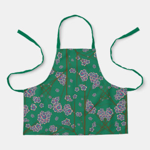 Peculiar Branches Jade Small Apron