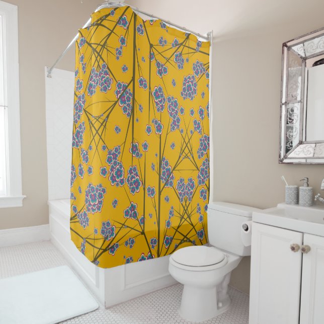 Peculiar Branches Shower Curtain (In Situ)