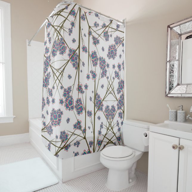 Peculiar Branches Shower Curtain (In Situ)