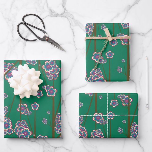 Peculiar Branches Wrapping Paper (Front)