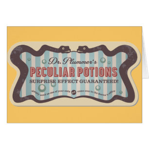 Peculiar Potions Greeting Card