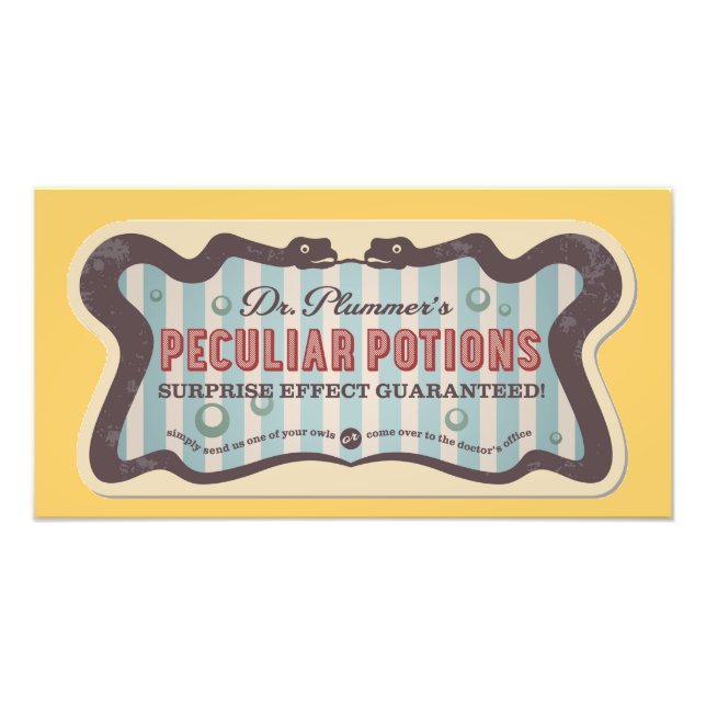 Peculiar Potions Photo Print (Front)