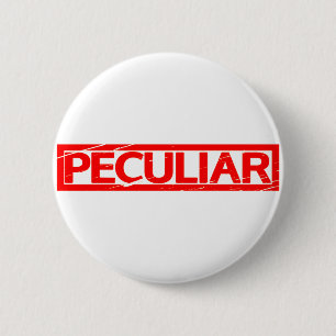 Peculiar Stamp 6 Cm Round Badge