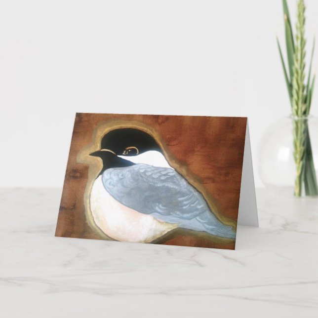 Pedagogygreetings: BC Chickadee Card (Front)