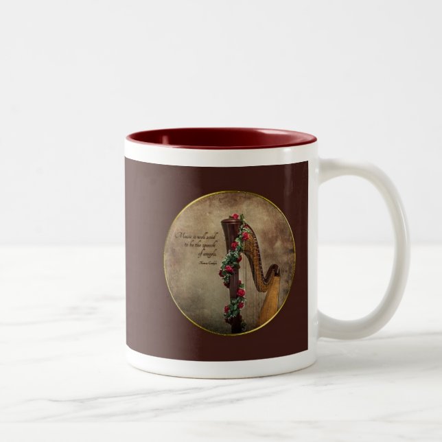 Pedal Harp Mug (Right)