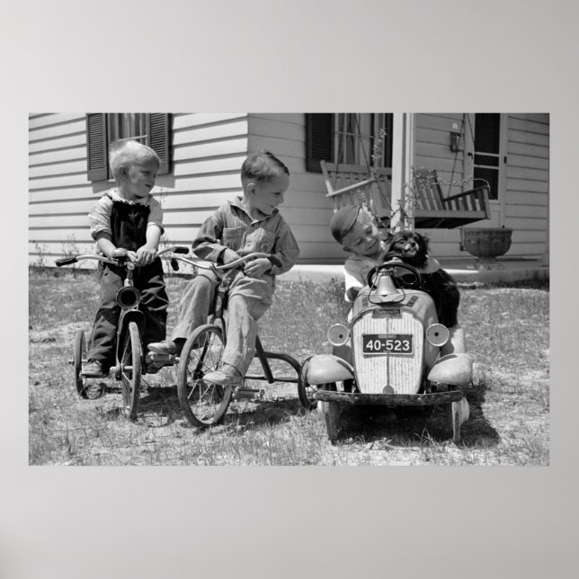 Pedal Power, 1930s Poster (Front)