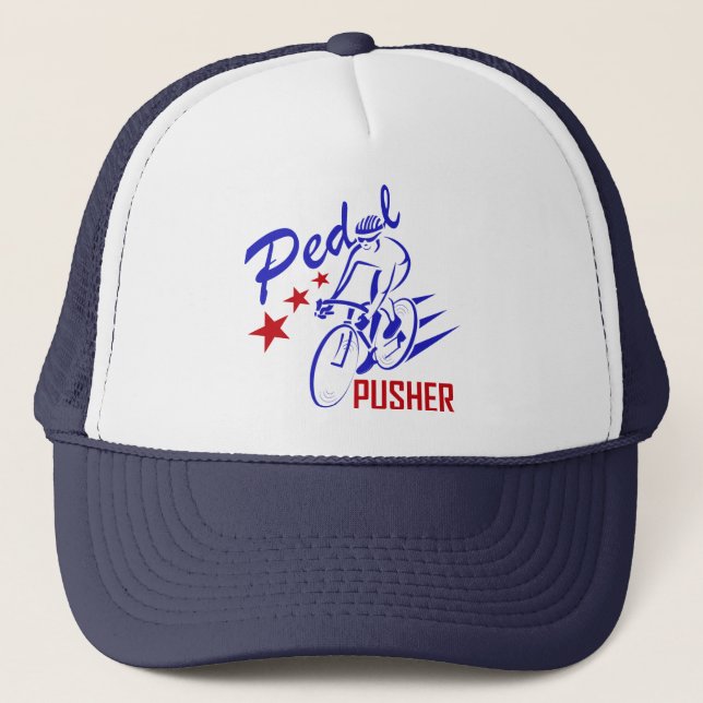 Pedal Pusher Trucker Hat (Front)