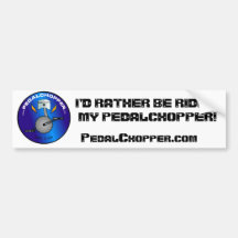 PedalChopper Bumper Sticker