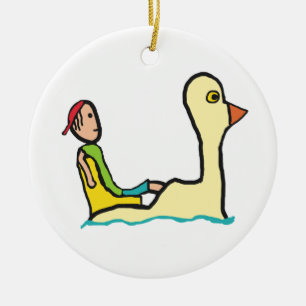 Pedalo Ceramic Ornament