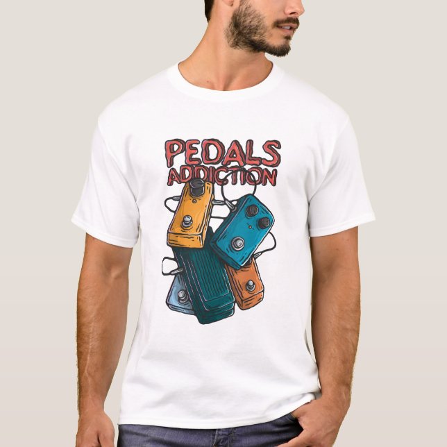 Pedals addiction T-Shirt (Front)
