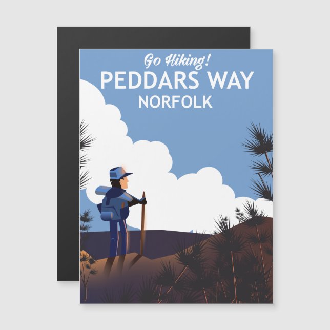 Peddars Way Norfolk Hiking poster (Front/Back)