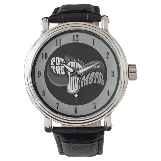 Peddle To The Metal Pocket Watch (Front)