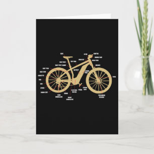 Pedelec Bicycle For Cyclists E-bike Parts Cycling Card
