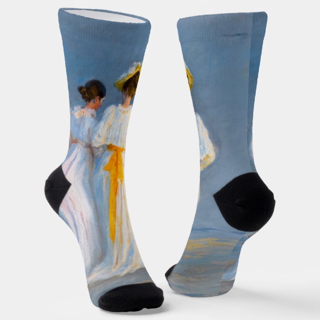 Peder Severin Kroyer - Anna Ancher & Marie Kroyer Socks (Angled)