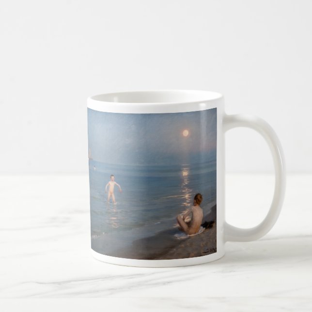 Peder Severin Kroyer - Boys Bathing at Skagen Coffee Mug (Right)
