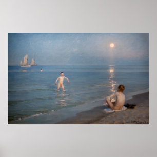 Peder Severin Kroyer - Boys Bathing at Skagen Poster