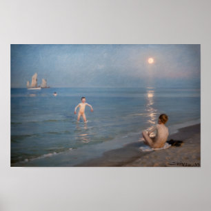 Peder Severin Kroyer - Boys Bathing at Skagen Poster