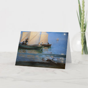 Peder Severin Kroyer - Fishing Boats Card