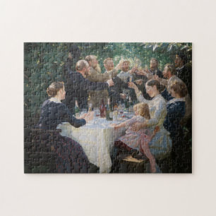 Peder Severin Kroyer - Hip, Hip, Hurrah! Jigsaw Puzzle