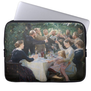 Peder Severin Kroyer - Hip, Hip, Hurrah! Laptop Sleeve