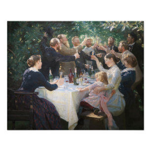 Peder Severin Kroyer - Hip, Hip, Hurrah! Photo Print