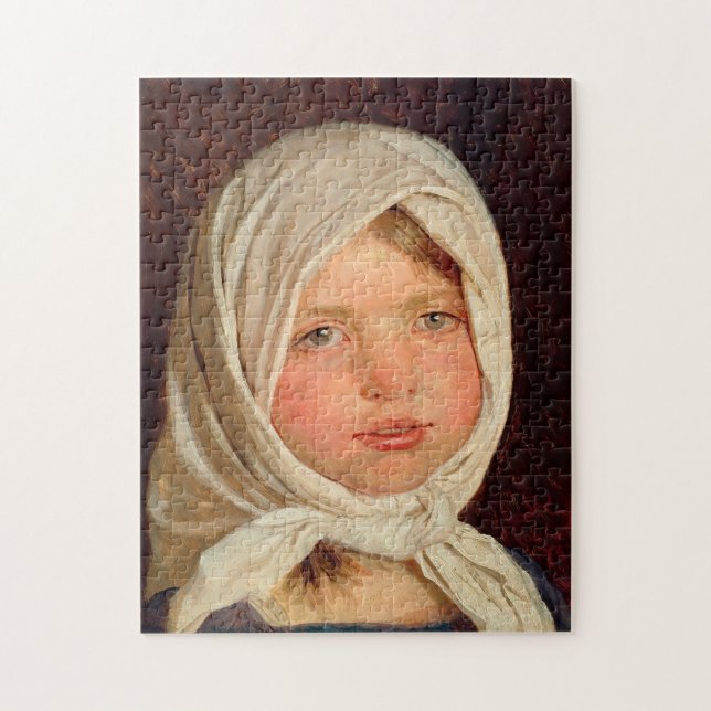 Peder Severin Kroyer - Little girl from Hornbaek Jigsaw Puzzle (Vertical)