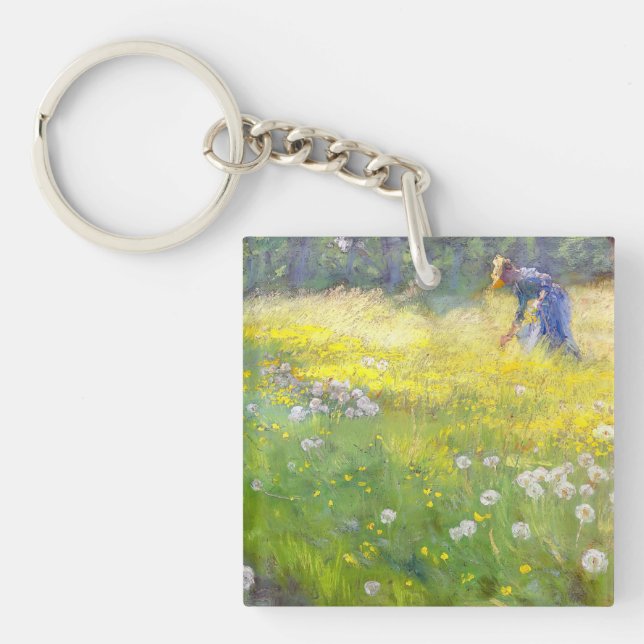 Peder Severin Kroyer - Marie Kroyer in the Garden Key Ring (Front)