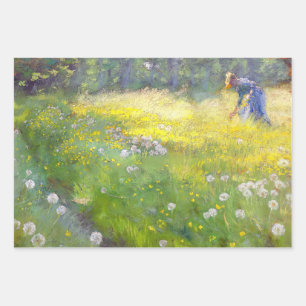 Peder Severin Kroyer - Marie Kroyer in the Garden Wrapping Paper Sheet