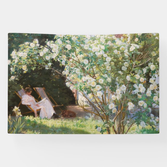 Peder Severin Kroyer - Roses Banner (Horizontal)