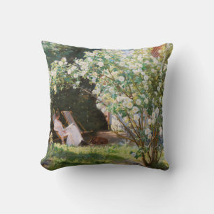 Peder Severin Kroyer - Roses Cushion