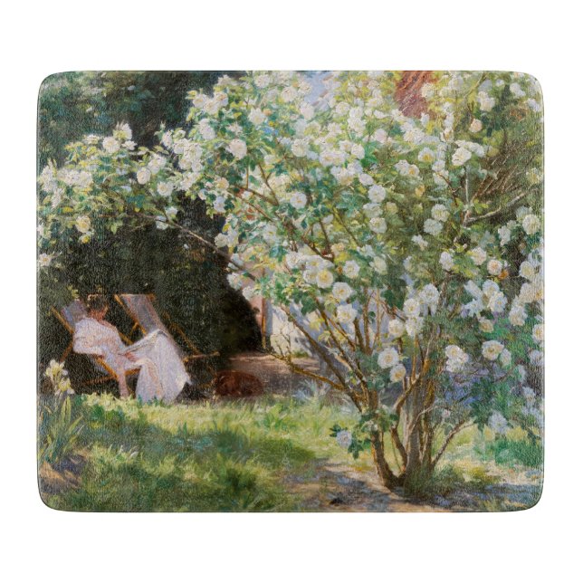 Peder Severin Kroyer - Roses Cutting Board (Front)