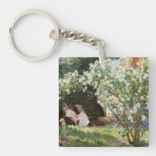 Peder Severin Kroyer - Roses Key Ring