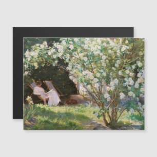 Peder Severin Kroyer - Roses Magnetic Card