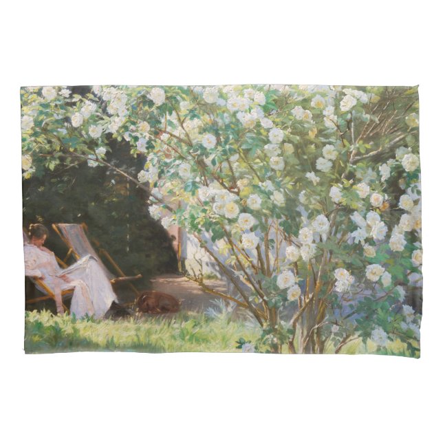 Peder Severin Kroyer - Roses Pillowcase (Front)