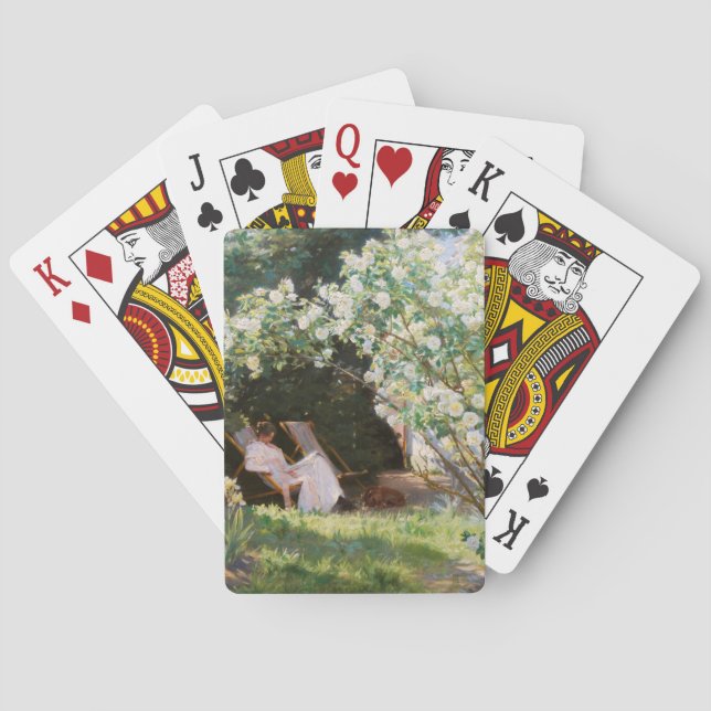 Peder Severin Kroyer - Roses Playing Cards (Back)