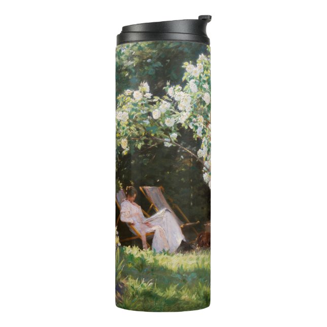 Peder Severin Kroyer - Roses Thermal Tumbler (Rotated Left)