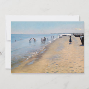 Peder Severin Kroyer - Summer Day at Skagen Beach Invitation