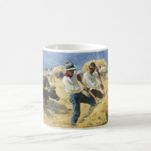 Peder Severin Kroyer - Threshing in the Abruzzi Coffee Mug