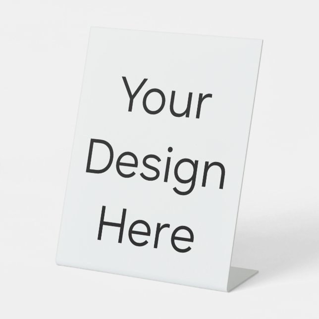 Pedestal Sign (Front)