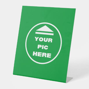 Pedestal Sign 10" X 12" - Add Your Image