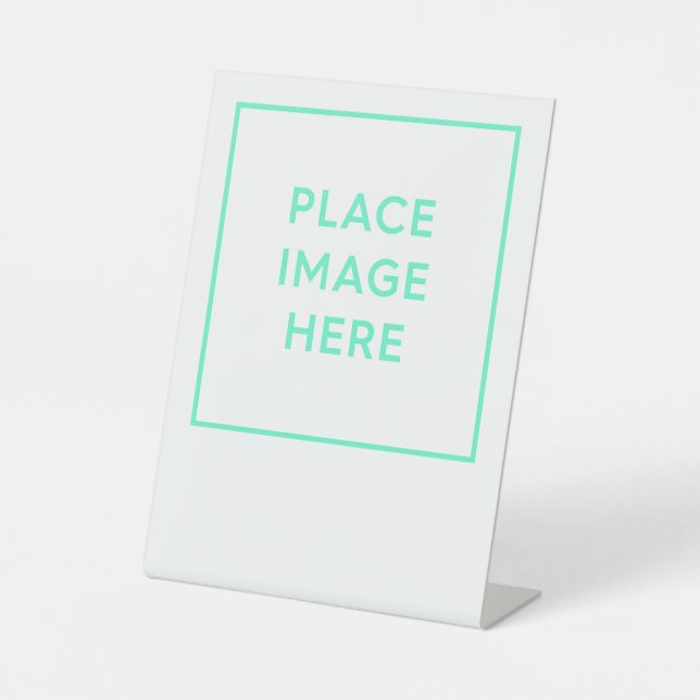 Pedestal Sign, 6" X 8" Sign (Front)