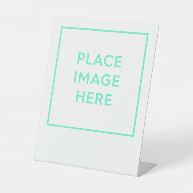 Pedestal Sign, 8" X 10" Sign (Front)