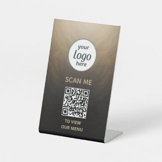 Pedestal Sign – Luxury Menu Display