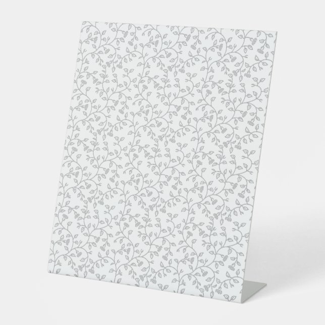 Pedestal Sign | Vine Pattern Display Board (Front)