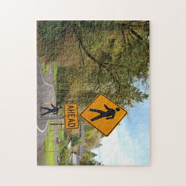 Pedestrian Crossing Jigsaw Puzzle (Vertical)