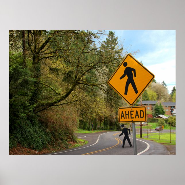 Pedestrian Crossing Poster (Front)